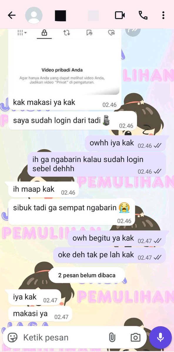 keirkai's tweet photo. SIANG WTS ALL JASA

✍️JASA HAPUS AKUN 
✅JASA PULIHKAN AKUN &amp; PEMULIHAN AKUN LUPA PASWORD/KE HACK
✍️LACAK LOKASI
✅SADAP WA/IG
✍️UNSUS/UNBAN
✅JASA LACAK HP HILANG BY NO HP/IMEI
✍️JASA HACK(EMAIL,Instagram,Whatsapp,TWITER/X, FB,TIKTOK,LINE )

❗️Hubungi Di Bio Profil
#zonauang https://t.co/F61bIKKk7W