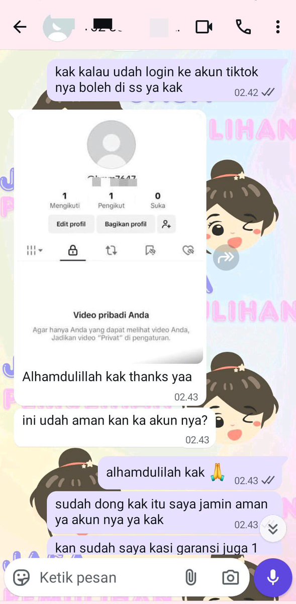 keirkai's tweet photo. SIANG WTS ALL JASA

✍️JASA HAPUS AKUN 
✅JASA PULIHKAN AKUN &amp; PEMULIHAN AKUN LUPA PASWORD/KE HACK
✍️LACAK LOKASI
✅SADAP WA/IG
✍️UNSUS/UNBAN
✅JASA LACAK HP HILANG BY NO HP/IMEI
✍️JASA HACK(EMAIL,Instagram,Whatsapp,TWITER/X, FB,TIKTOK,LINE )

❗️Hubungi Di Bio Profil
#zonauang https://t.co/F61bIKKk7W