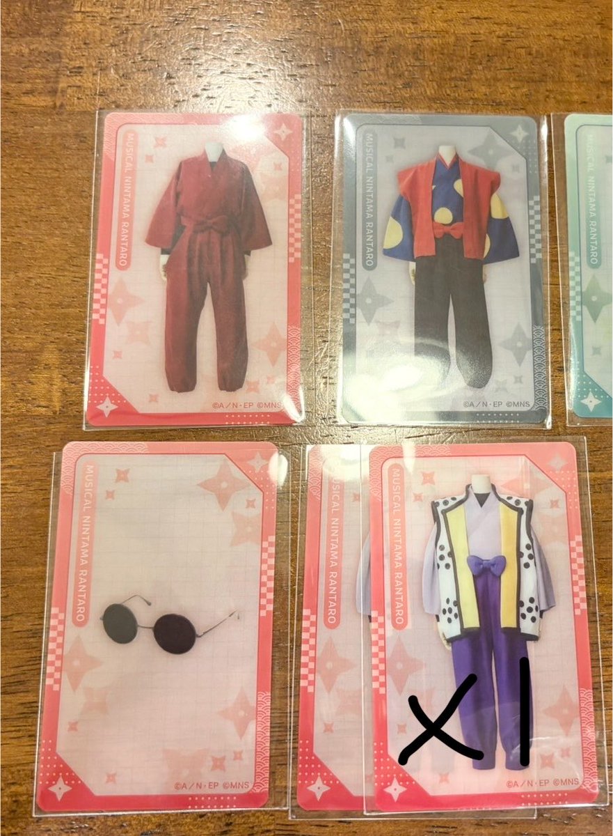om3san's tweet photo. 【交換】ミュージカル忍たま乱太郎 忍ミュ 衣装展 アニメイト オンリーショップ
トレーディング衣裳クリアカード　特典

譲　画像

求　入門表💜優先、四年生武器、小松田

郵送での交換
お気軽にお声がけ下さい。 https://t.co/CcCMzAEYEx