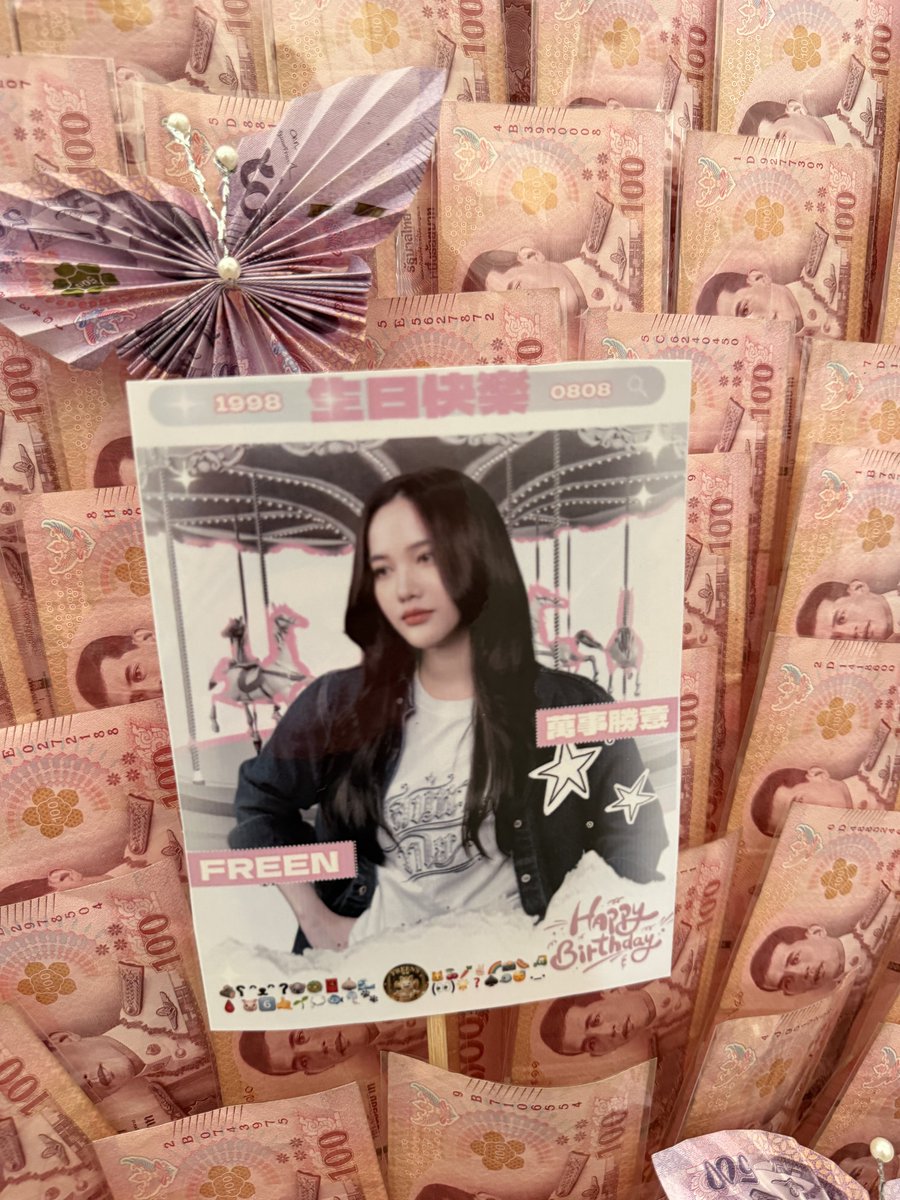 sumforestn's tweet photo. 2026.08.08 | Birthday Support from Freen’s 富婆 for Freen 💖
Happy birthday to the most beautiful Freen in the world! 🎂✨
@srchafreen
4 Flower: 64,000 THB
28 Butterflies:28,000 THB
Total: 92,000 THB

#RoomNumberFreen
#InTheFreenRoom
#srchafreen #GIRLFREEN https://t.co/QjZCo1D9it