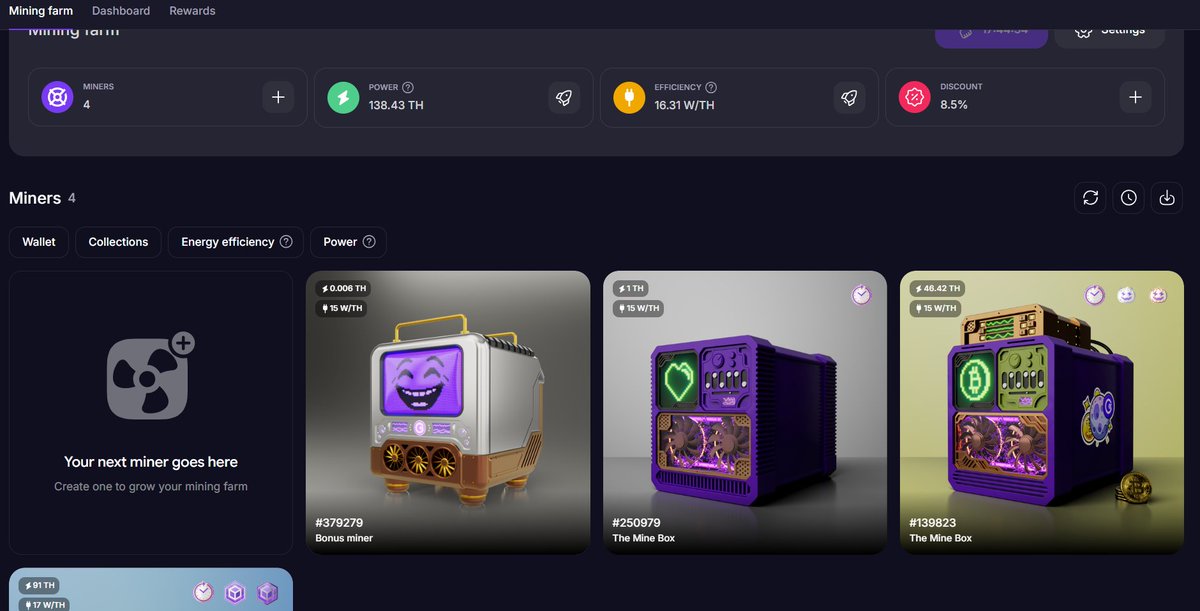 NumbxrTwo's tweet photo. One of the cleanest ways to get daily BTC without the usual mining headaches:

Own digital hashrate backed by real machines in data centers → rewards land in your wallet every day.

No noise, no heat, no electricity bills, no technical setup.

Plus the $GOMINING token gives you up to 20% off maintenance fees.

Join and start stacking sats the accessible way → https://t.co/9GtTmV1Uso

Anyone else doing it this way?

#GoMining #Bitcoin #PassiveIncome @GoMining