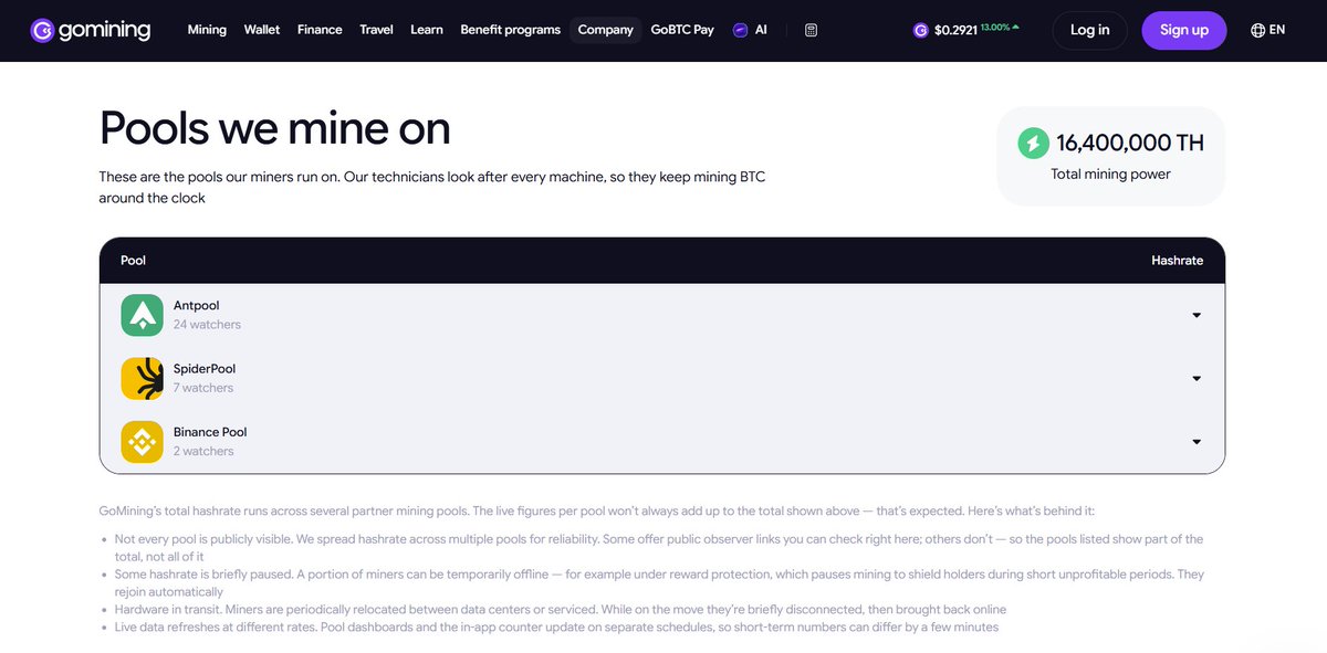 NumbxrTwo's tweet photo. One of the cleanest ways to get daily BTC without the usual mining headaches:

Own digital hashrate backed by real machines in data centers → rewards land in your wallet every day.

No noise, no heat, no electricity bills, no technical setup.

Plus the $GOMINING token gives you up to 20% off maintenance fees.

Join and start stacking sats the accessible way → https://t.co/9GtTmV1Uso

Anyone else doing it this way?

#GoMining #Bitcoin #PassiveIncome @GoMining