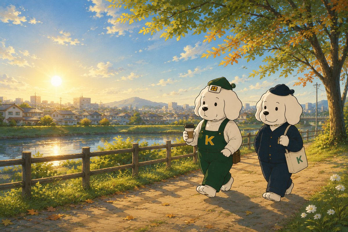 kanai1963's tweet photo. おはようございます☀️
10月に入り、少しずつ秋らしくなってきましたね🍂
今月も安全第一で、元気に頑張っていきましょう！
本日もよろしくお願いいたします😊

#企業公式と繋がりたい
#企業公式相互フォロー
#企業公式つぶやき部 https://t.co/TPhS7BokZ5