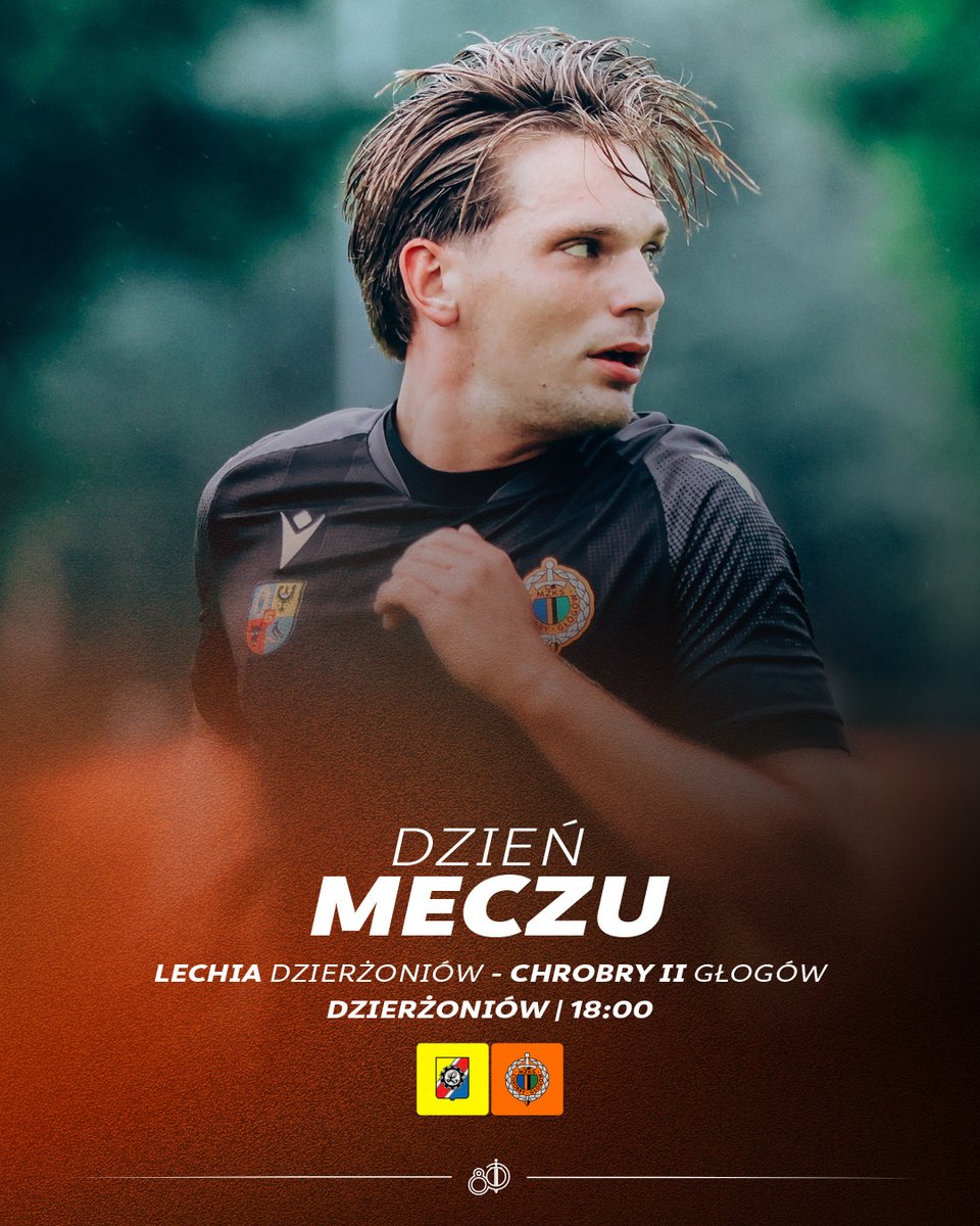ChrobryGlogowSA's tweet photo. #ChrobryII po raz pierwszy na wyjeździe - dziś kierunek Dzierżoniów.

🆚 Lechia Dzierżoniów
🏆 Koleje Dolnośląskie 4 Liga
🚩 Dzierżoniów
🕐 18.00 https://t.co/ldN5j6vggl