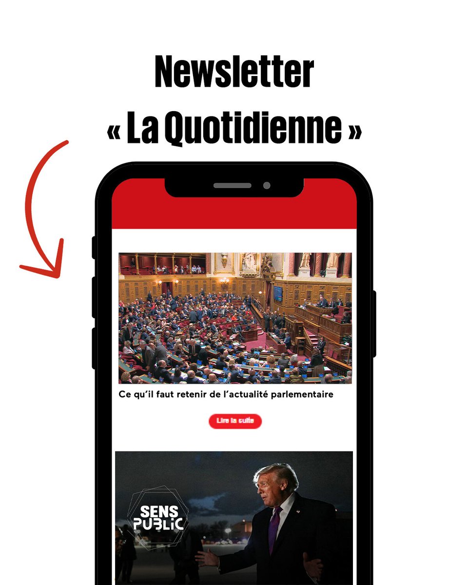 publicsenat's tweet photo. 📬 Envie de rester informés de l'actualité parlementaire et politique ? 
Abonnez-vous à notre #newsletter ✉️ La Quotidienne ! 
🔴 ➡️ https://t.co/w9dEhYOThx ➡️ https://t.co/2yqjn3fYkv https://t.co/upVhrL46Ys