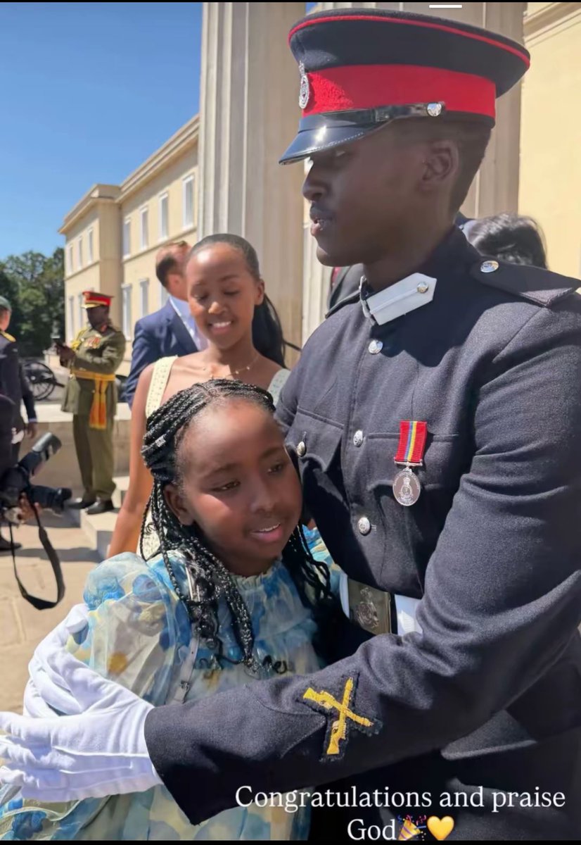 Kakiremba's tweet photo. Congratulations son! This is a remarkable achievement to all of us associated with this family! Welcome to the mighty UPDF https://t.co/FRgnLjovUL