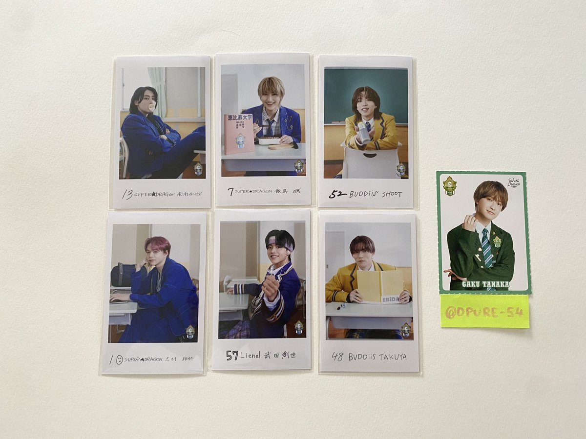 DPURE_54's tweet photo. 【交換】EBiDAN THE LIVE 2026 エビライ グッズ ミニフォト 隣の席セット

譲：リョウガ・ハル・塩崎大智・佐野勇斗・松村和哉・志村玲於・飯島颯・小泉光咲・SHOOT・TAKUYA・武田創世

求：田中雅功 前後左右

郵送交換希望です。
よろしくお願いいたします。 https://t.co/WUjo7NBFoo