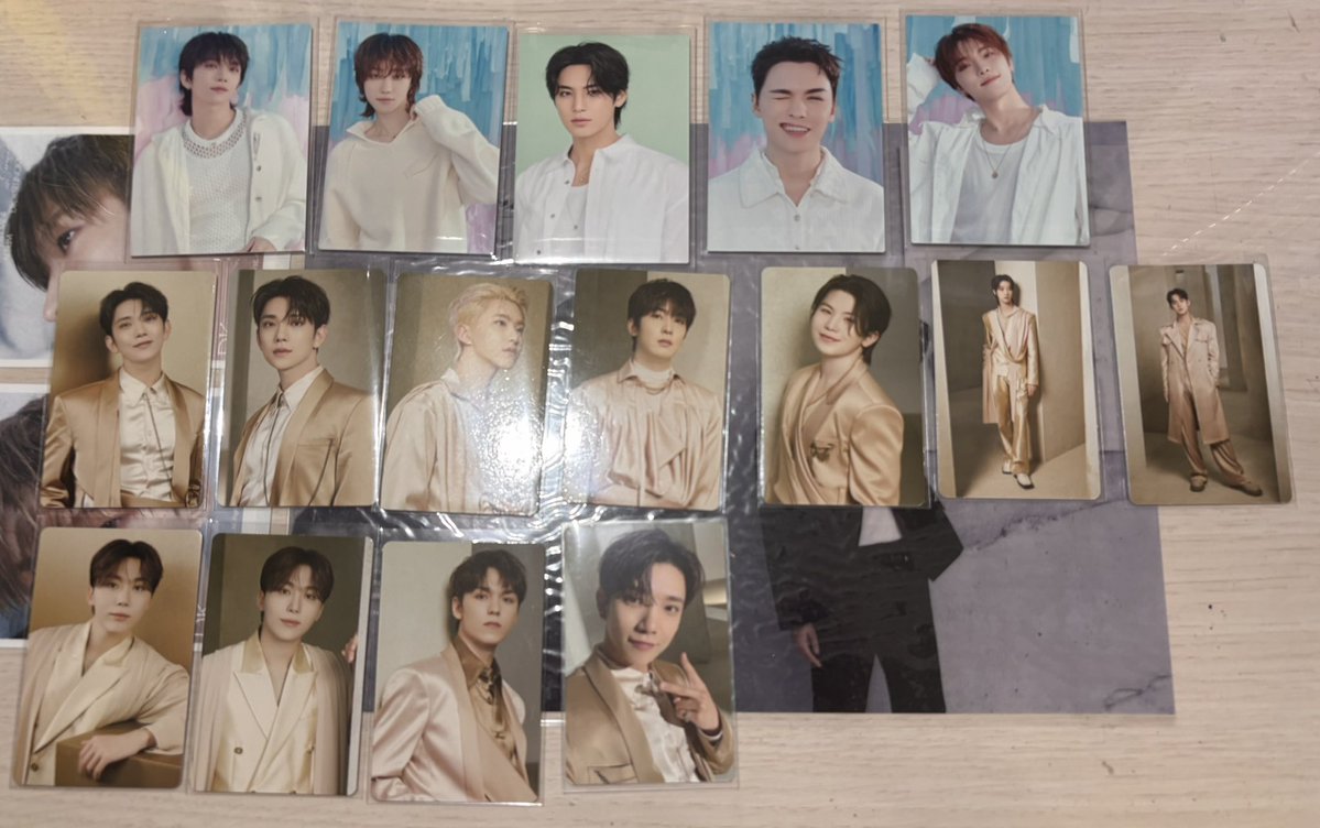 path_dk_cd's tweet photo. セブチ SEVENTEEN トレカ 交換 YAKUSOKU RIGHT HERE NEW_

譲:エスクプス ジョシュア ホシ ウォヌ ウジ ディエイト ミンギュ スングァン バーノン ディノ（画像1,2,3枚目）
求:ドギョム（リプ欄）

郵送同日発送📮
セルカ↔セルカ
異種交換🙆‍♀️ 
YAKUSOKU異種交換 n:1🙆‍♀️
 お気軽にお声がけください🙇‍♀️ https://t.co/A3bz8gp4LJ