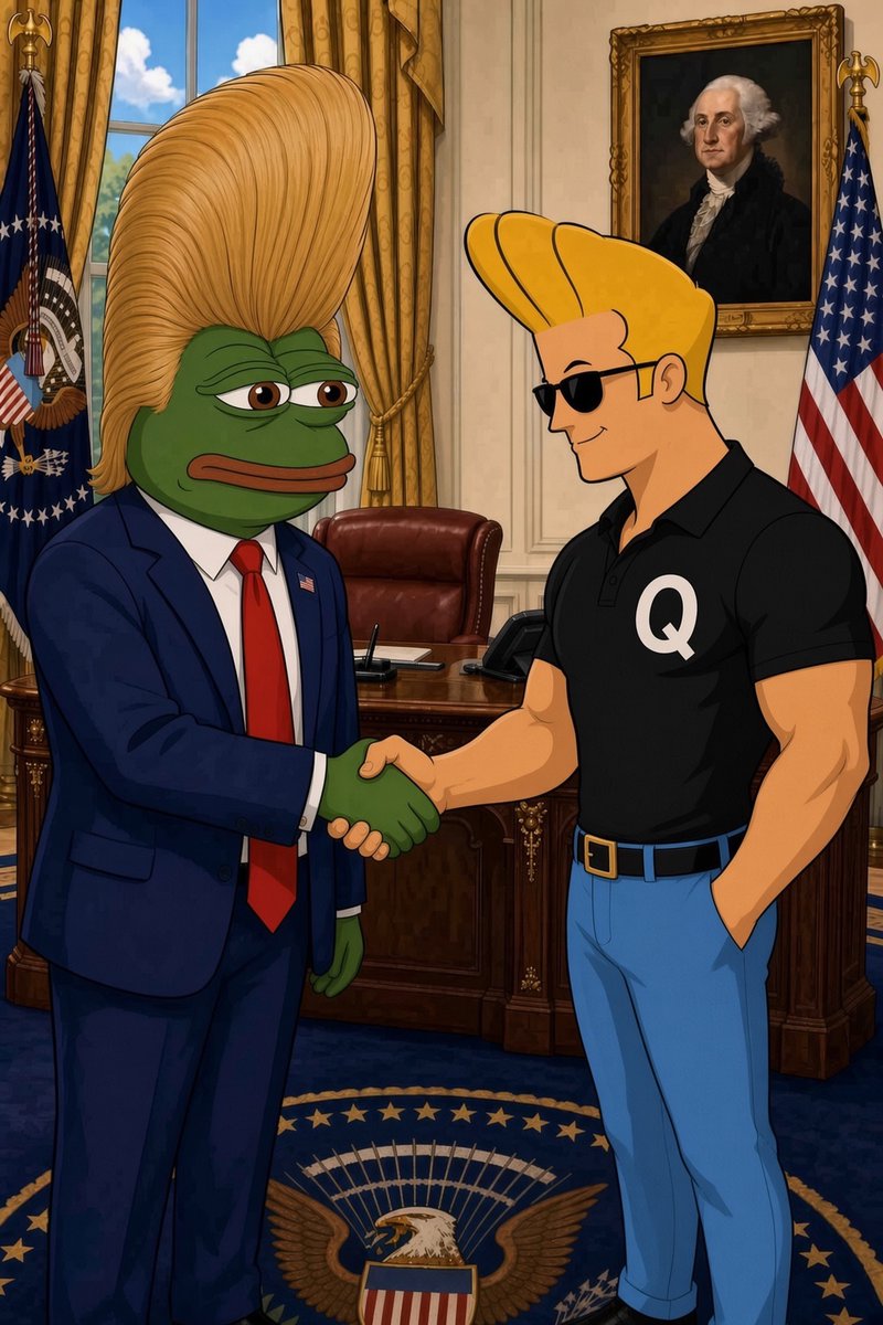 pepetrumpsol_'s tweet photo. ‘You’ve no idea what you’ve started Johnny but America thanks you’

🐸🇺🇸🫡🇺🇸🐸 https://t.co/c29tW4TX1F