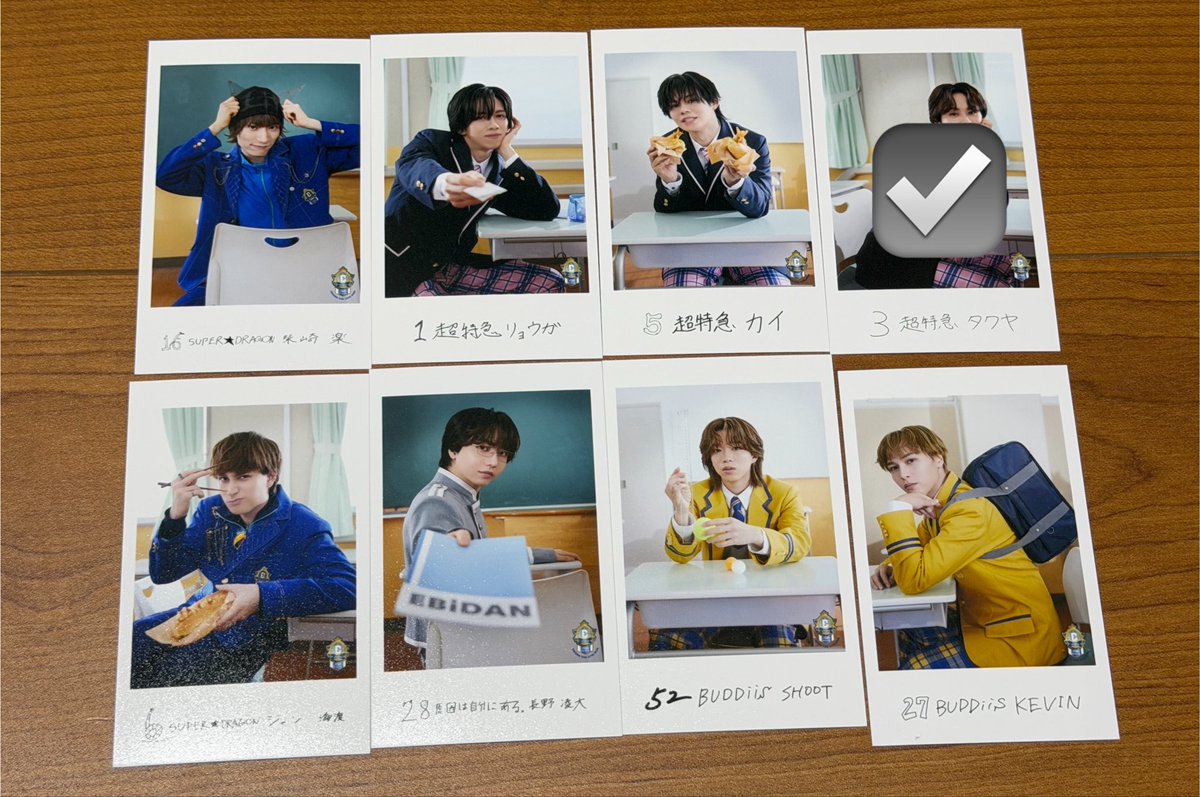 56hrky's tweet photo. EBiDAN THE LIVE 2026 
エビライ グッズ 交換 アクキー トレカ

【譲】カイ、リョウガ、柴崎楽、ジャン海渡、長野凌大、SHOOT、KEVIN
（前後左右画像でご確認ください）

【求】高桑真之　前、左＞異種も検討

早めの郵送希望です。
お気軽にお声掛けください。 https://t.co/v7bfZ1h1N5
