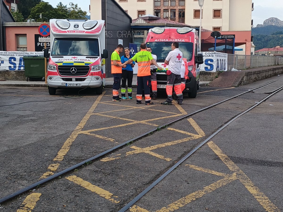 112Asturias's tweet photo. Arranca el Plan de Protección Civil de la 88 edición del Descenso Internacional del #Sella. https://t.co/ejxGA3dTG9