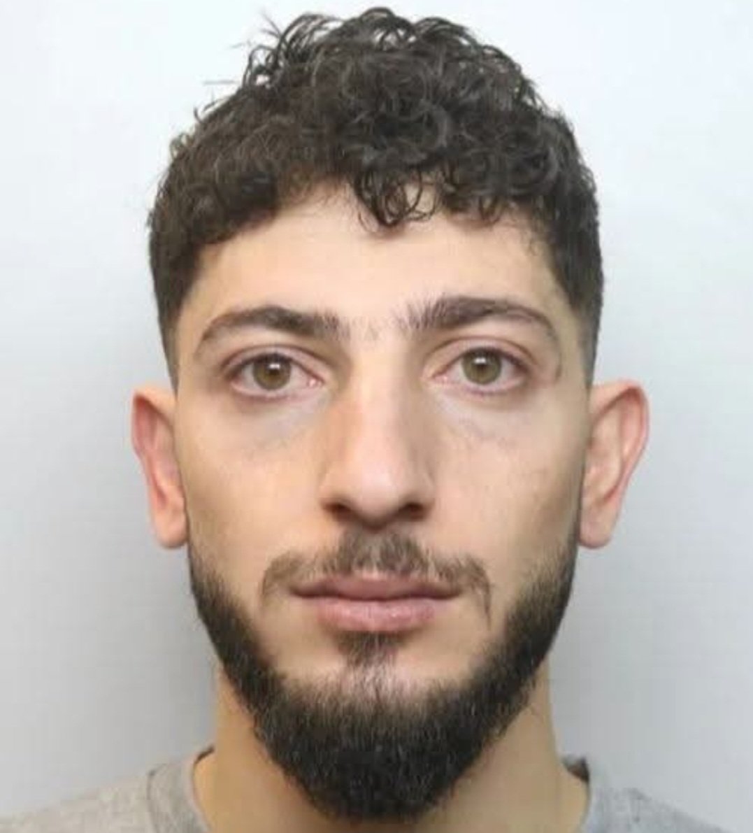 DonnaLouise1212's tweet photo. A young mum, extremely drunk after a Christmas night out, just wants a taxi home.

Syrian “refugee” Mohammed Al Masri and his mate follow her, pose as good Samaritans, put her postcode into Uber… then take her to his HMO in Gorton instead.

She passes out. He rapes her. His friend sits at the end of the bed, possibly filming the whole thing.
She freezes in terror, thinking she’s going to die and her kids will grow up without a mum.

Police only get there because she managed to share her live location with her boyfriend.

He’s just been jailed for 8 years. “Dangerous offender.” Leave to remain until 2029. Deportation? “Matter for immigration.”
This is the system. This is the price.

No more, send these savages home! home