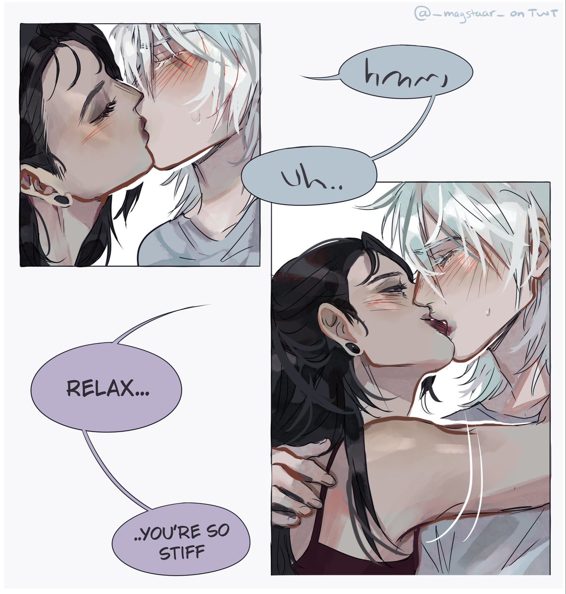 _magstaar_'s tweet photo. My lil cuties | Part 2 (12/16) #satosugu #gego #jjk #lesbian https://t.co/r4X0sq63no