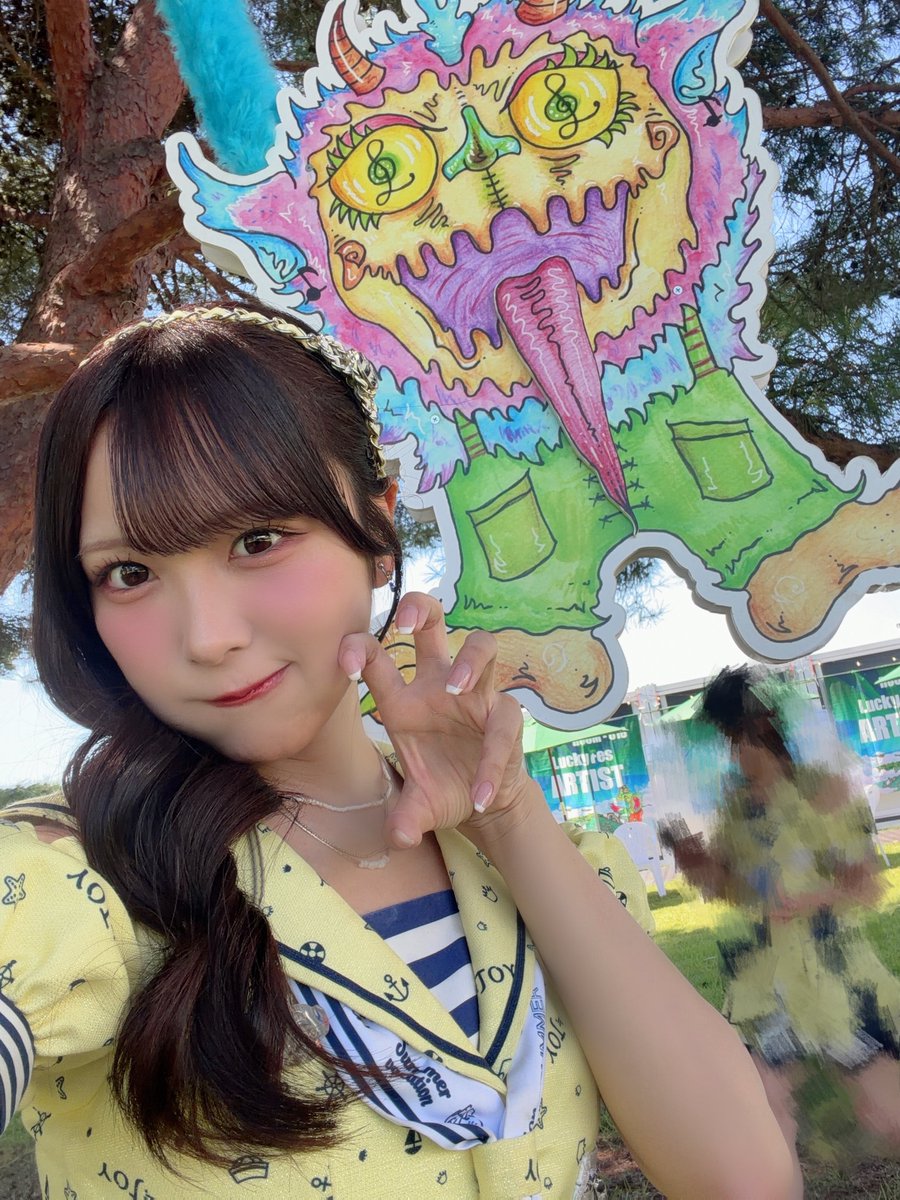 aida_jurii's tweet photo. 「LuckyFes’26」
ありがとうございました⚓️♡

アッツアツな空間でした！
夏フェス、最高すぎる〜！！🪄︎︎✨

お姉さんな髪型にしてみたよ〜
いっぱいお水飲んで、引き続きお楽しみください🌼
 #LuckyFes #ニアジョイ https://t.co/XolG6kMwyn