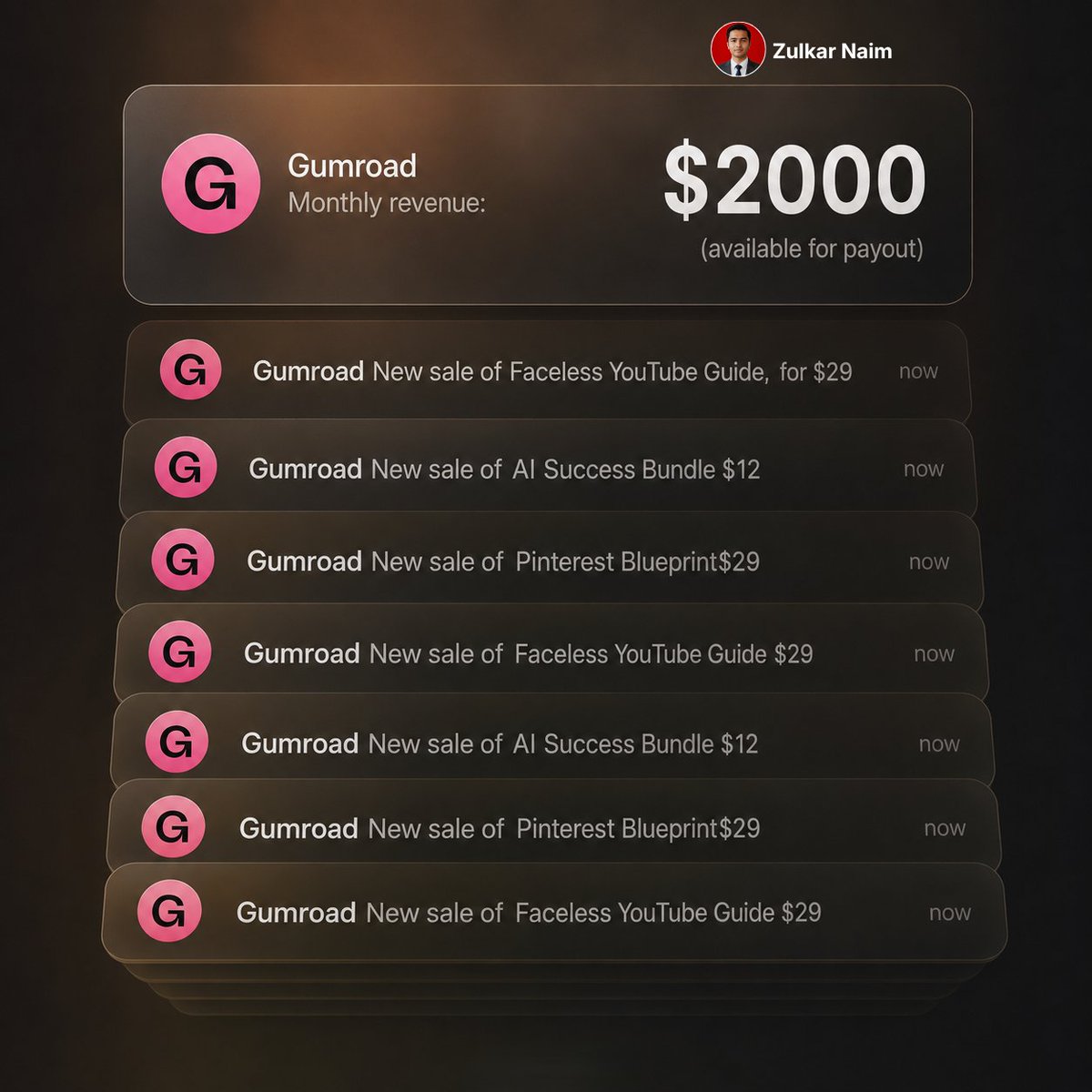 zulkarnaimx's tweet photo. 🎁 FREE $10,000/Month Guide

I want to do a favor for a people today.

I’m giving away my detailed guide on how to build toward $10,000/month using ChatGPT, YouTube, Pinterest & AI.

Here’s how to get it:

❤️ Like this post
🔁 Repost it
💬 Comment "Money"
👤 Follow me @zulkarnaimx

I’ll send you the step-by-step guide 100% FREE in your DM.

⏰ Free for the next 48 hours only.

Your next income stream could start with this guide.