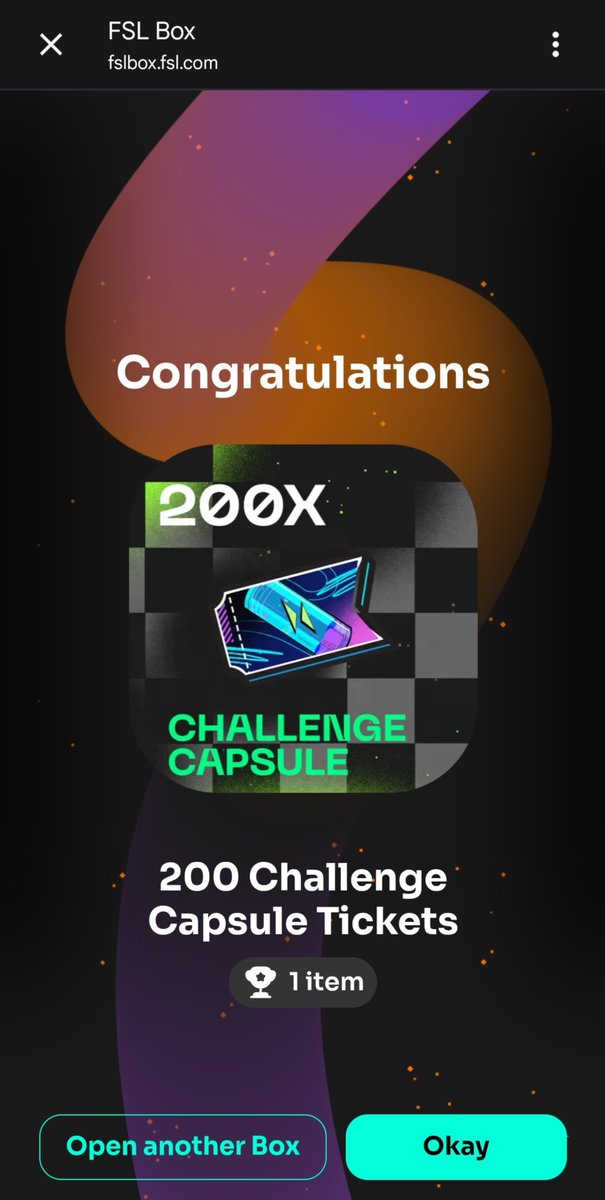 CioSilv's tweet photo. I won 200 tickets for Capsule Challenge in #GGBOX 👐 https://t.co/z1xhVzYxlJ