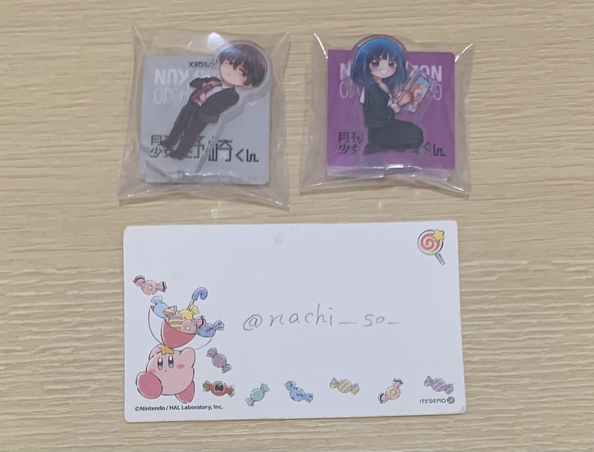 nachi__so_'s tweet photo. 【交換】月刊少女野崎くん 15周年記念ミュージアム バトルカード フォトカ アクリルスタンプ

譲▶︎▷ 画像1~3
求▶︎▷ 画像4 若松 瀬尾(優先あり)

✧若松を含む場合のみ瀬尾との交換◎
✧スタンプは纏めて優先
✧御子柴、堀、鹿島、真由はその他含む方優先

郵送でのお取引希望です。

↓ https://t.co/sJR5j57DWo
