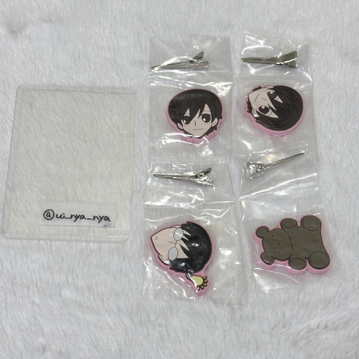 ui_nya_nya's tweet photo. 【交換】桜蘭高校ホスト部  カプセルヘアクリップ   ガチャ

<譲>
藤岡ハルヒ×2、鳳鏡夜、環先輩のクマちゃん

<求>

常陸院光

まとめて交換してくださる方優先。郵送希望です。
FF外からもお気軽に���声がけください！ https://t.co/mMfzoa4T0p