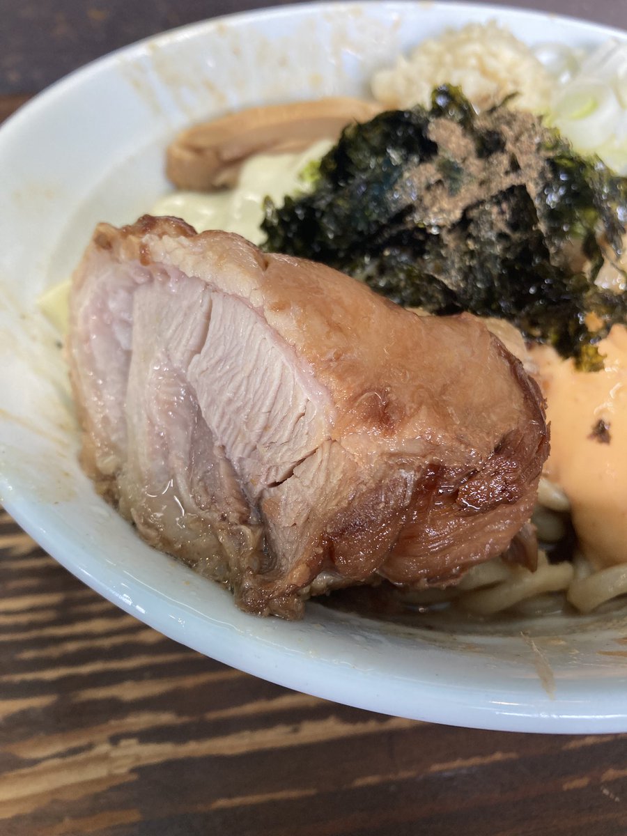 Citrusorange13's tweet photo. ハイマウントJ@茨城県つくば市
たれそば中盛（トッピング全部）
こちら方面で用事があったため、行ったことないお店狙って訪問。小山のハイマウントは行ったことありますがJは初。
まぜそばよりたれそば間空いてるのでこっちのメニューを。
もっと食べれました笑🌋 https://t.co/rOosaq804Y