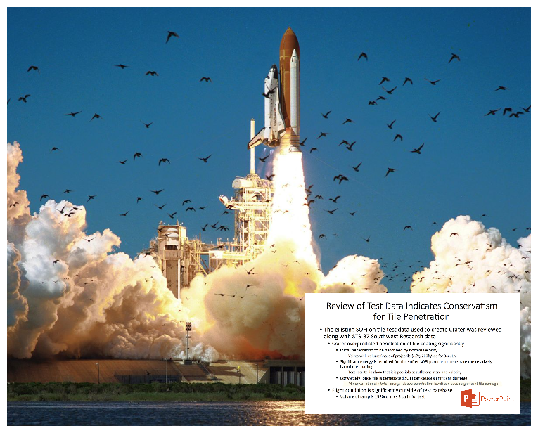 milan_milanovic's tweet photo. The Columbia disaster is the story behind Jeff Bezos banning PowerPoint at Amazon

While Columbia was in orbit in 2003, engineers assessed the damage from a foam strike on its wing. Then, they presented the results as PowerPoint slides.

The key slide from that presentation is famous now. Its headline said that the test data indicated "conservatism". The real truth was below, in the smallest nested bullets. The real foam piece was 640 times bigger than anything the model had been tested on. And minor variations in energy could cause significant damage.

The reassurance traveled up, but the risk stayed buried inside small text. As we all know now, Columbia broke apart on re-entry. The investigation board blamed NASA's slide culture after that event.

Bezos saw the same pattern in business decks. Confident headlines, resting on hidden flaws. In 2004 he decided to ban PowerPoint at Amazon. Presentations were replaced with a six-page memo, written as full narrative text.

So now at Amazon, every meeting starts in silence, with the room reading the memo for about half an hour. Then the discussion begins, and everyone has read the thing they are deciding on.

The reason is what slides do to thinking. Bullet points let a weak argument hide behind confident formatting. Full sentences expose it. If the logic has a gap, the paragraph shows it.

A great six-page memo takes a week or more. It gets written, shared with colleagues, set aside for days, and rewritten with a fresh mind. The best ones, Bezos says, read with "the clarity of angels singing."

This is the same thing we do with RFCs in our process. Our team always do it before any significant decision, as this make more clarity to everyone, but stays as a doc for the future.
