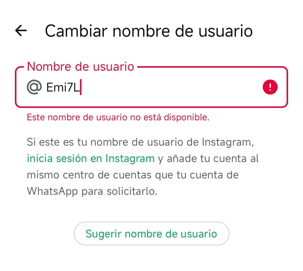 Emi7L's tweet photo. Llegu�� tarde y me ocuparon el nombre en WhatsApp 😔 https://t.co/HJLUkkjaQT