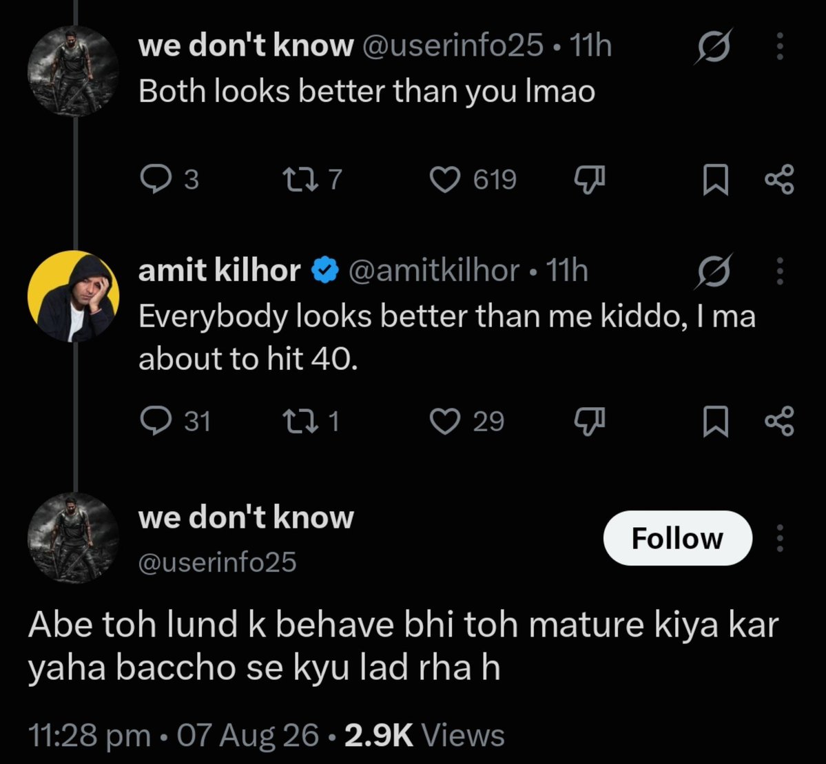 gentleman07_'s tweet photo. Cooked 🤣🤣 https://t.co/HNzVbwC4IR