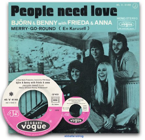 Alan_Hogg's tweet photo. In August 1973 the @ABBA single “People Need Love” was released in France
#Abba #PeopleNeedLove #France

https://t.co/r03nhOeLx2 https://t.co/EeQLumE1Fa