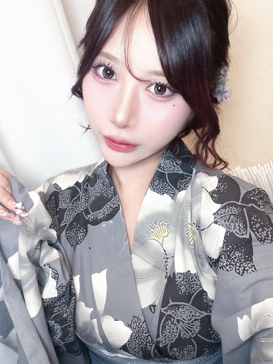 ner_8383's tweet photo. グレーの浴衣可愛い🩶 https://t.co/35hkODtMgj