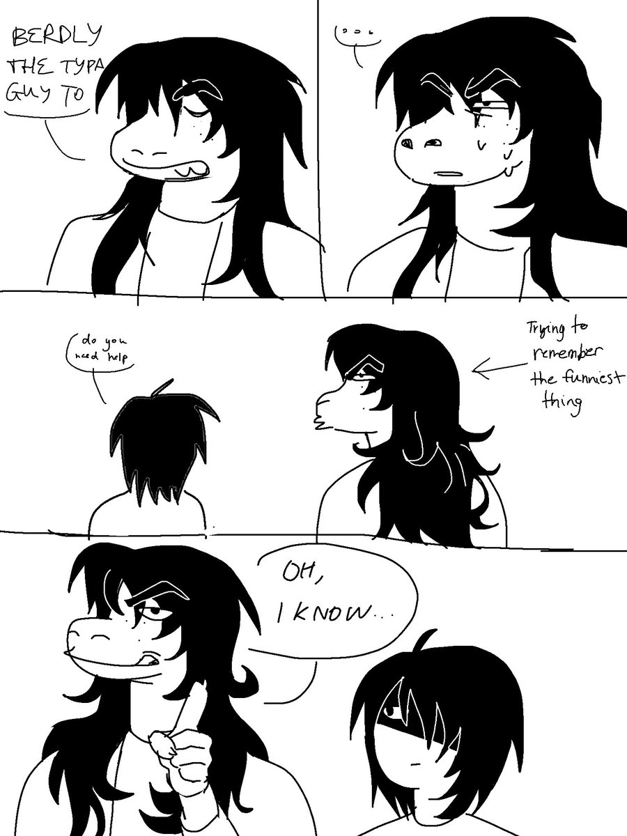 sybaucopter's tweet photo. dude why arent you laughing. its funny. #deltarune https://t.co/tP3ELs8WUY