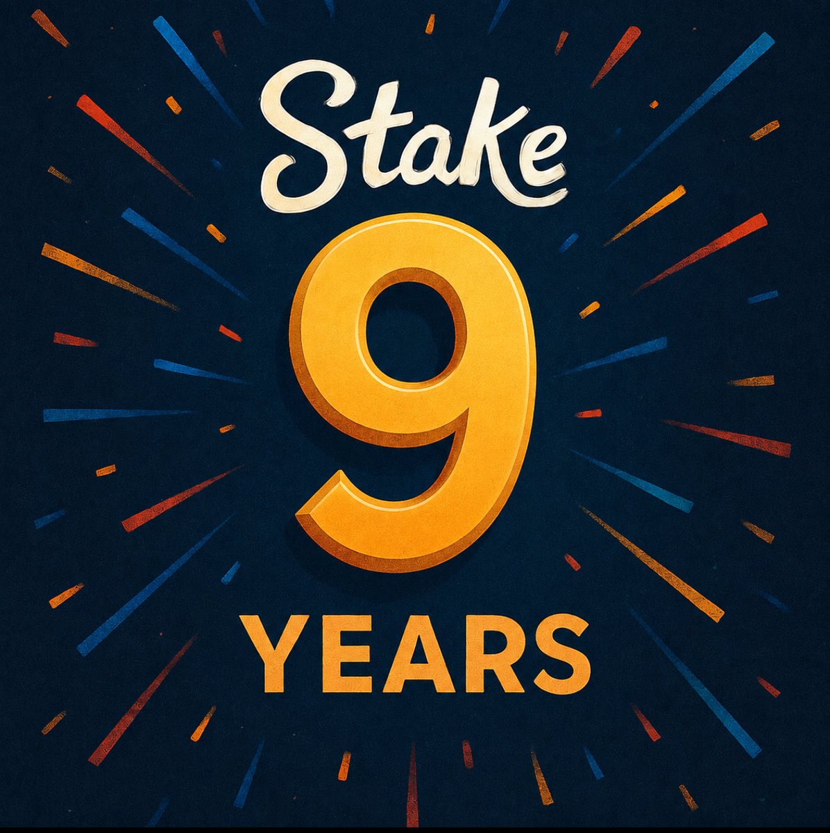 PoeticVIP's tweet photo. Happy Birthday @Stake! 🥳

To celebrate 9 years, we’ll be tipping 9 random players who RT and drop their usernames! 👇 https://t.co/e9U6AX6n8G