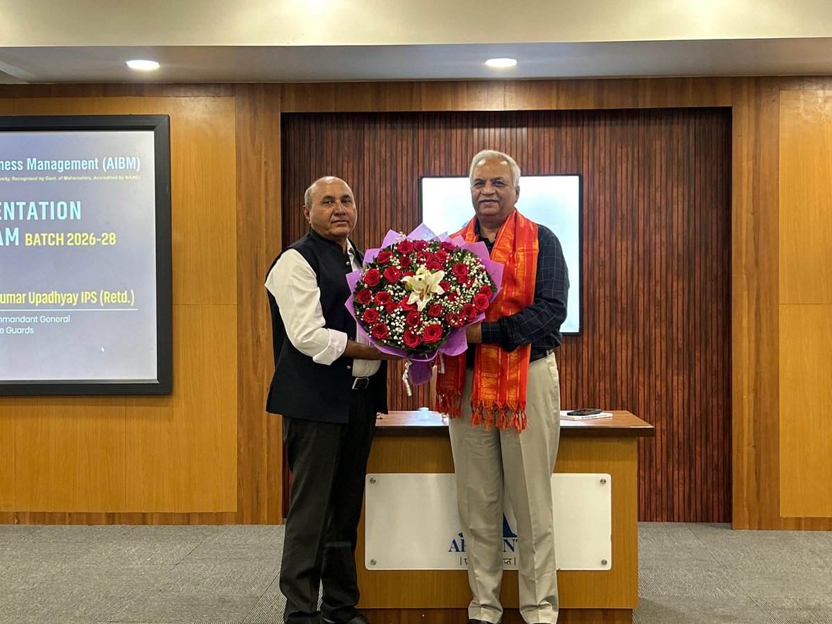 IPSBhushanKumar's tweet photo. Delivered a talk on Emotional Intelligence for the MBA students of the Arihant Institute of Business Management, Pune. https://t.co/UimAVNrGEc