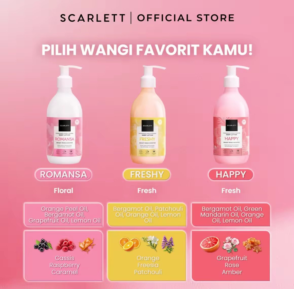 Afriani043's tweet photo. Kampanye 8.8 Mega akan datang! Cek penawaran hebat ini!
Scarlett Whitening New! Fragrance Brightening Body Lotion Bright Mood Booster
Harga Produk:  Rp79.500
Harga Diskon:  Rp59.000 |
Link👇 https://t.co/nbyVvnyBrT

#Scarlett #ScarlettWhitening #FragranceBrightening #BodyLotion https://t.co/qjrr7ULKMF