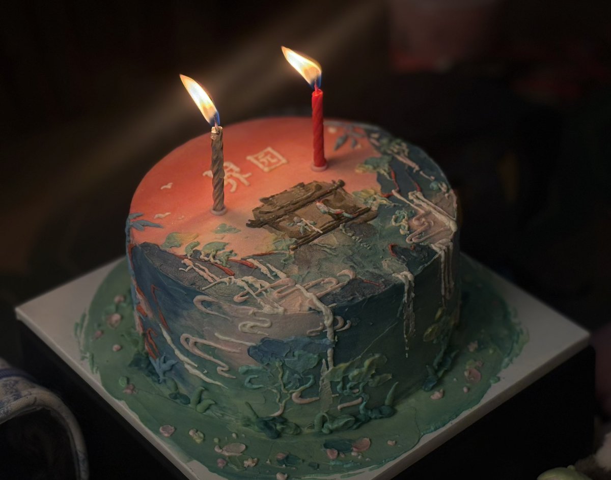 kimhyeongsa's tweet photo. HappYi BirthDay YI💚🩷
☺️👏🏻🪷🪷

#明日方舟 https://t.co/scTt37G5lq