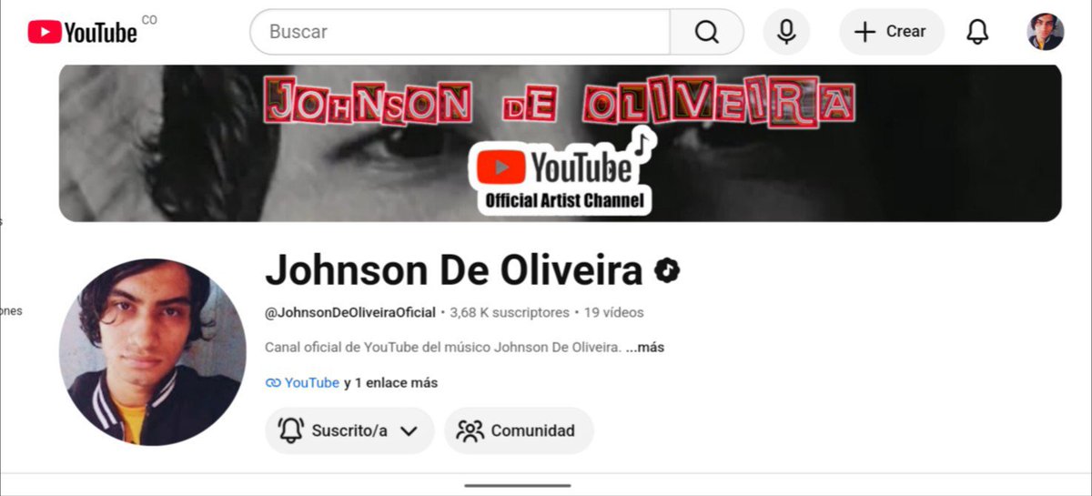 JohnsonDoficial's tweet photo. Suscríbete al Canal oficial de Artista de Johnson De Oliveira en YouTube:
https://t.co/EV7Oc6S0K4 https://t.co/DeoH2S3JZ2