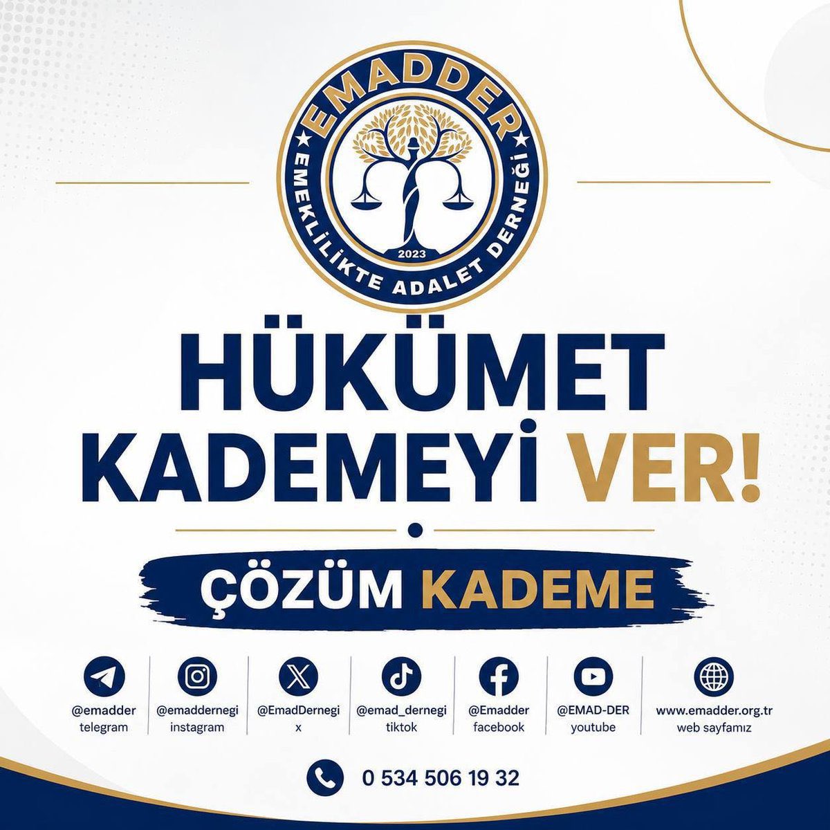 SelMa7012833594's tweet photo. Adalet gecikmesin, kademeli emeklilik hayata geçirilsin‼️

@EmadDernegi 
#HükümetKademeyiVer https://t.co/vhEHO6Cew3