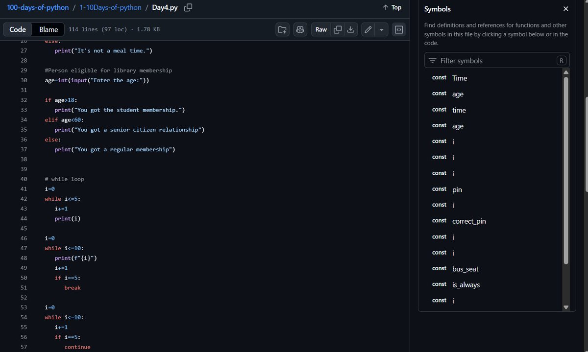 Rohith_Itagi's tweet photo. Day4 still more too goo #Day4tillplacement #Python #AIML #Internship #DSA https://t.co/0RTz59tfbz