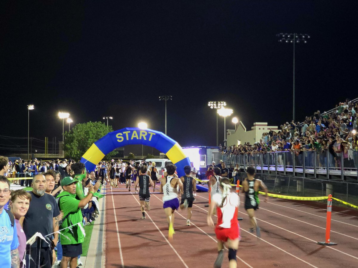 HHSCarrasco's tweet photo. Our Knights kicked off the cross country season tonight at the DV Midnight Madness Run!
Great energy and great competition. No better way to start our athletic season at #THEKINGDOM
#LeadingTheCharge⚔️#ForTheKingdom
@YISDAthletics1 | @HanksXC_TF https://t.co/9VhPUqALFJ