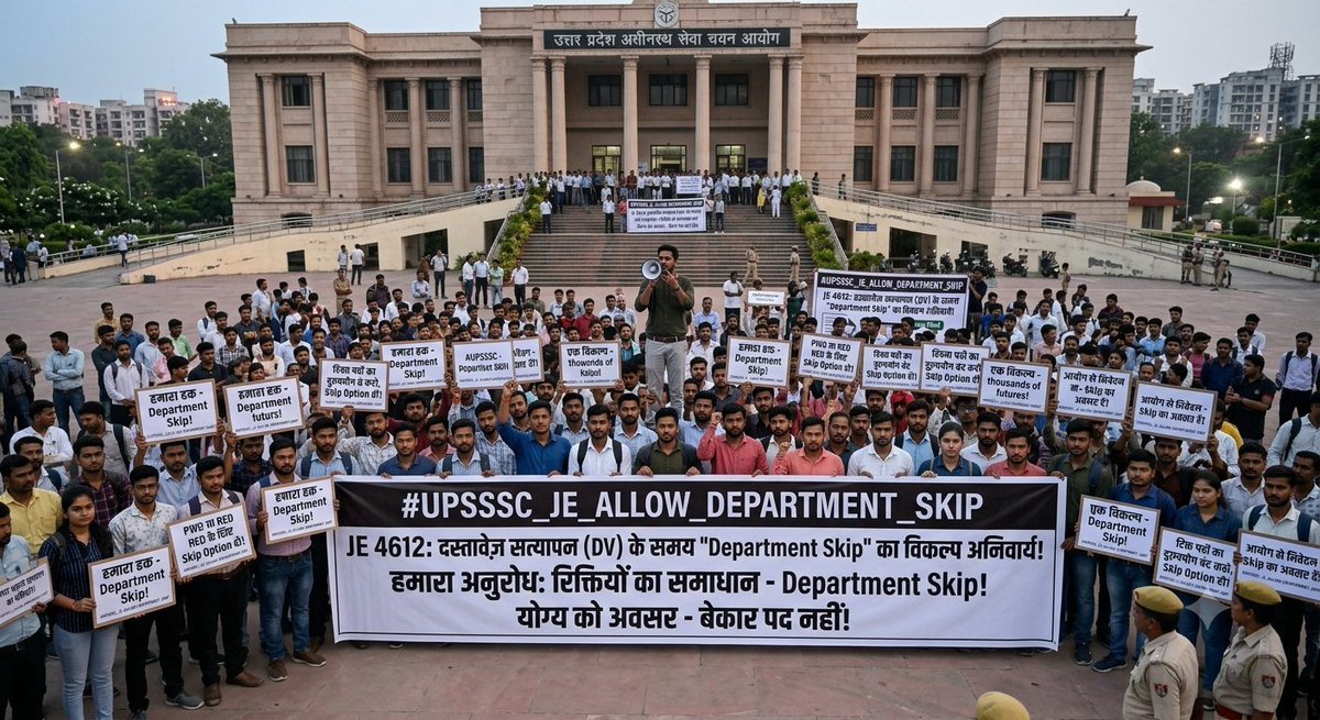 SurajUp701's tweet photo. #upsssc_je_allow_department_skip
#upsssc_JE_AllowDepartment_skip
#upsssc_je_allow_department_skip
@UPGovt 
@UpssscOfficial1 
@ABPNews 
@TheNewspinch 
@IndianExpress 
@myogioffice https://t.co/KBcTlIChfE