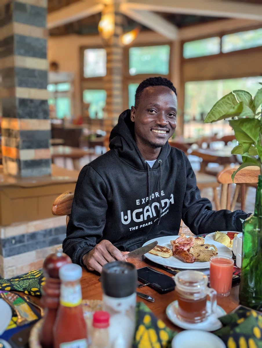 ramisjoshua's tweet photo. What a way to start the day.

 Enjoying a beautiful breakfast at Embogo Lodge, Ishasha, surrounded by the calm, warmth and beauty of this incredible destination. 

#EmbogoLodgesIshasha 
#ExploreUganda https://t.co/lhuquJvnP8