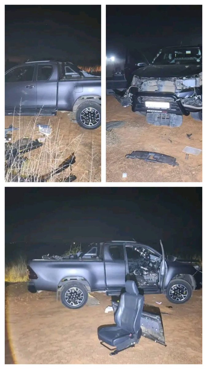 Ron_YNWA's tweet photo. Your car gets stolen, then you find it in this state . Crime is too much in south Africa https://t.co/MQQizOr8JE
