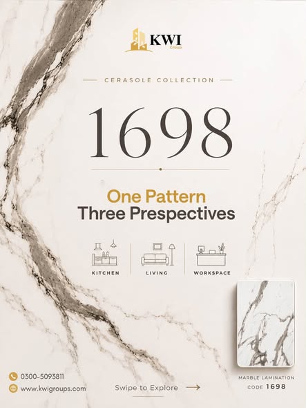 kwigroups's tweet photo. *Every detail deserves elegance*
Premium UV lamination with luxurious marble aesthetics, built to last and designed to impress. https://t.co/DHmTxgeWj8 #mdf #KWIGroup #uvlamination #UVBoard #UVLaminationBoard #HighGlossBoard #InteriorDesignPakistan #FurniturePakistan https://t.co/OksboWibpP