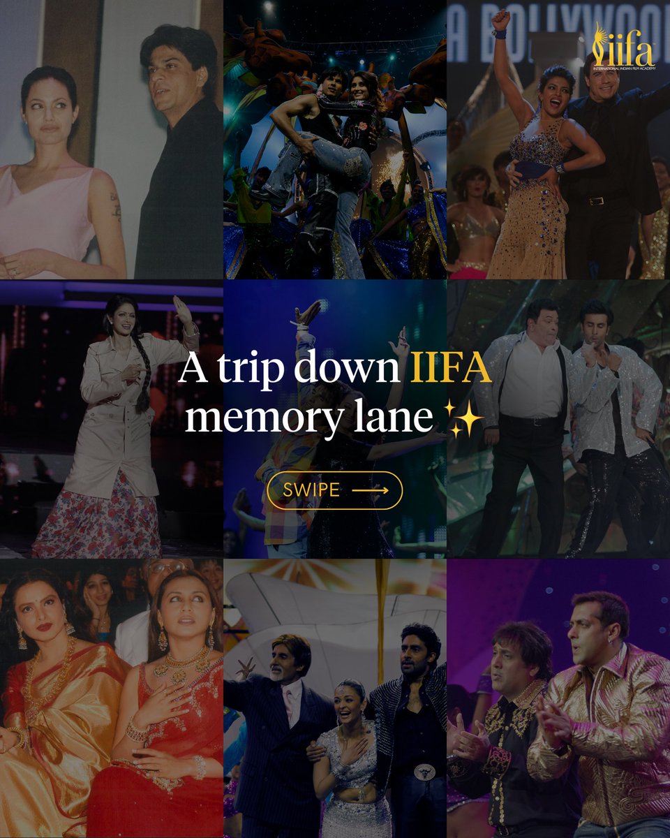 IIFA's tweet photo. The archives are casually serving peak Bollywood. π₯
From iconic stars to unforgettable moments, here's a little dose of IIFA nostalgia. Swipe through. ποΈ
#IIFA #Bollywood #IIFAThrowback #IIFAArchives https://t.co/zVPnqMXMgp