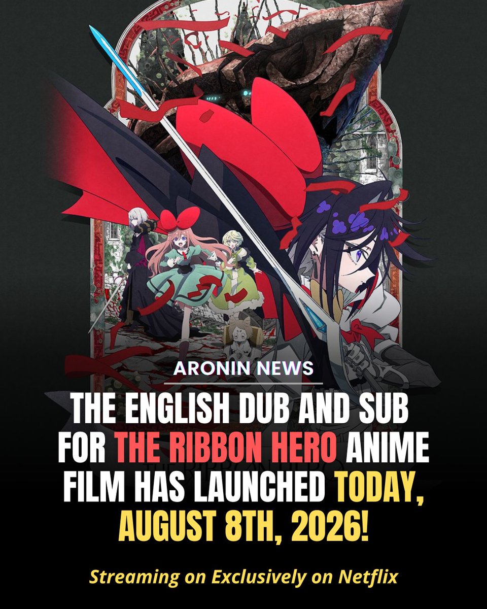 ARONINREVIEW's tweet photo. The English Dub and Sub for The Ribbon Hero has launched today, August 8th, streaming exclusively on @Netflix. 

Sapphire: @thecourtneylin 
Director: @MargauxSusi 
Studio: @DubingBrosUSA 

Netflix - https://t.co/lVtemNGyIi https://t.co/obzrF01cmn