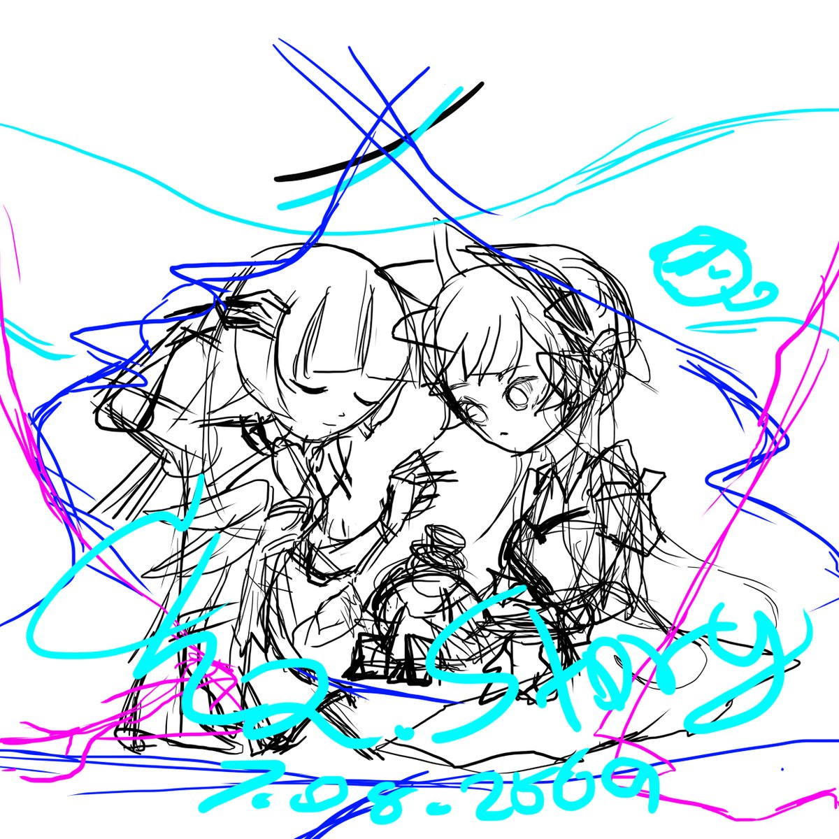 chastory01's tweet photo. sketchhh ยังวาดรูปเป็นอยู่ขรับ 
คู่รักเกชินที่ช่วงนี้ผมชอบมากๆ 😔 https://t.co/9yseUJN22j