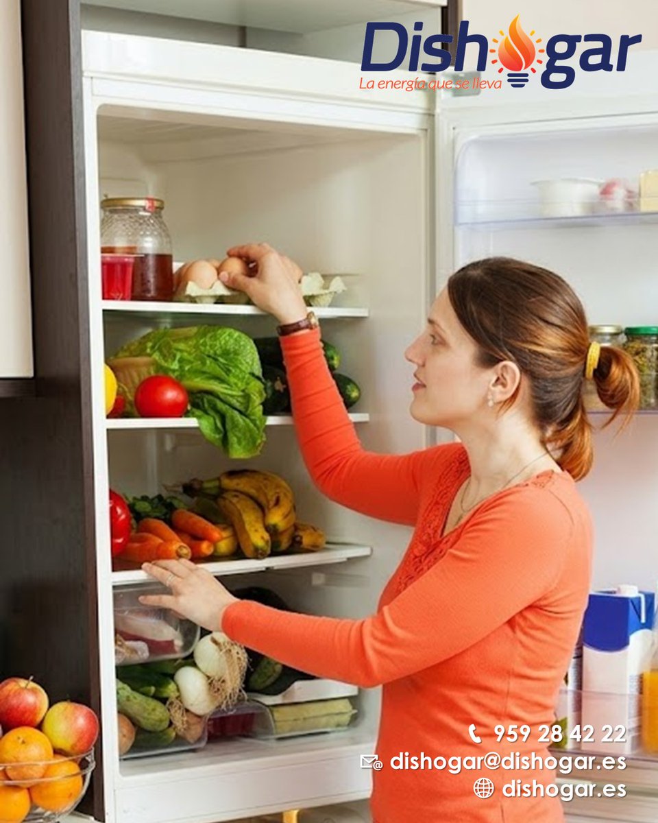 dishogar's tweet photo. 🧊🌞 ¿Sabías que llenar demasiado el frigorífico también puede aumentar el consumo?

❄️ El aparato necesita trabajar durante más tiempo para mantener la temperatura.
⚡ Aumenta el consumo eléctrico.
🥬 Y algunos alimentos pueden conservarse peor. https://t.co/4i6sdURasc