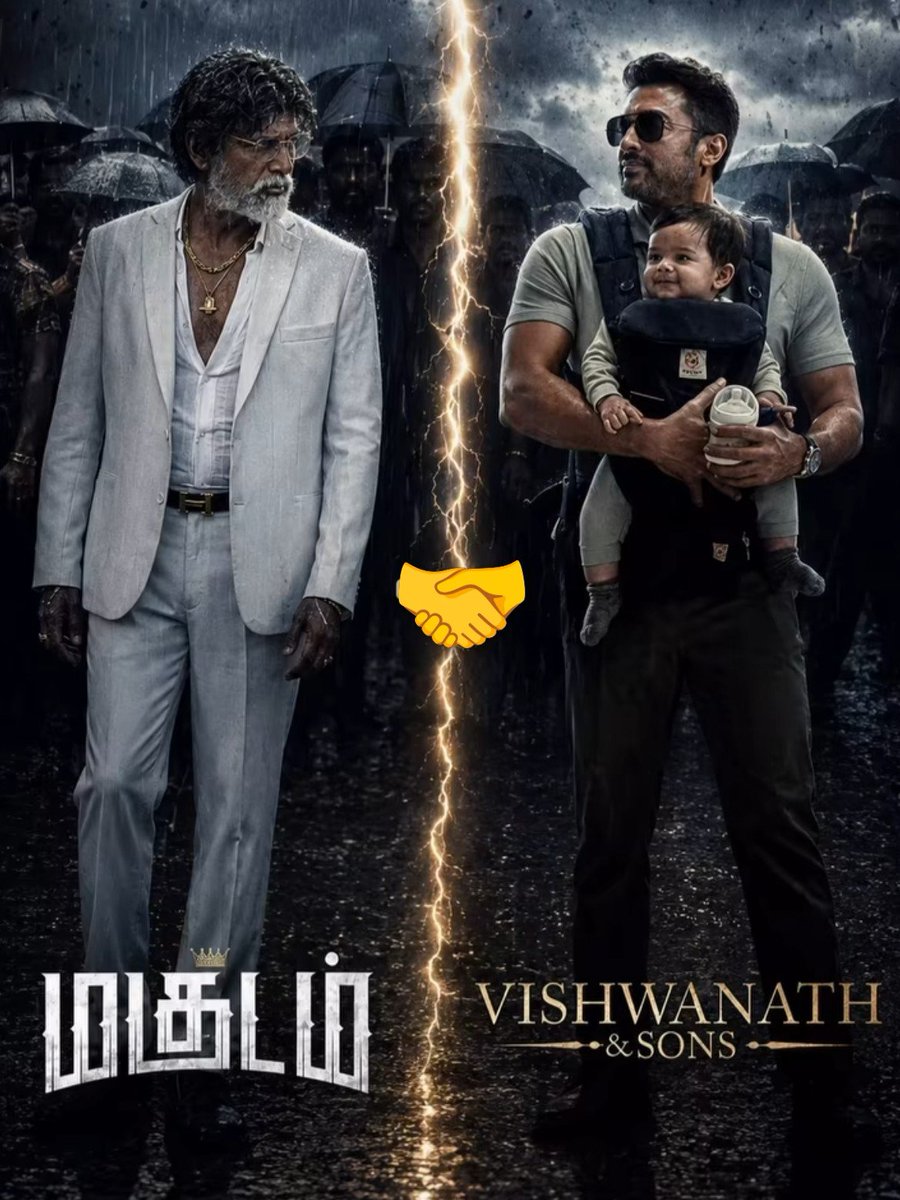 JavaSundaresa's tweet photo. ஆகஸ்ட் 14 2026 அன்று வெளியாகும் இந்த இரண்டு படங்களிலும் எனது சிறு பங்களிப்பு உள்ளது.

இரண்டு படங்களும் மக்களுக்கு பிடித்தமான படங்களாக அமைந்து அவர்களின் வாழ்த்துக்களோடு மாபெரும் வெற்றி பெற வேண்டுகிறேன்.

🙏❤️😊

#VishwanathAndSons  #magudam 
#javasundaresan https://t.co/IghgKnnIcB