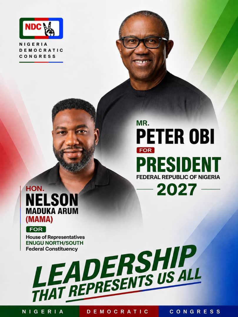 Yourdailyinsp's tweet photo. The greatest good you can do for your country as a citizen is to ensure that the right leaders are voted in.
Hon. Nelson Maduka Arum (MAMA) fits the role of "the right leader" perfectly, a man of integrity.
Vote MAMA for House of representatives 2027
#fortheloveofthecity https://t.co/TjuEP2ErW7