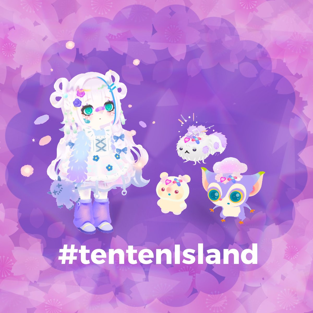 ten_tocosie's tweet photo. 🌸🛸💜

🏷️#tentenIsland

#リヴリー　#リヴリーレイアウト
#livlyisland 
#ホムコーデ https://t.co/TElyOMiEnl