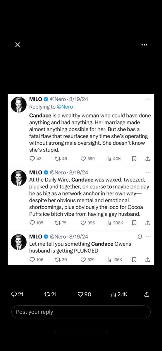SendemAP's tweet photo. @LouisianaDave00 @OwenBenjamin @RealCandaceO @baroncoleman @paleochristcon I will in a sec https://t.co/IGsaomoAdJ