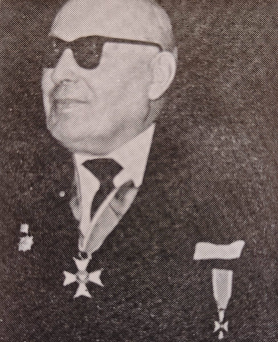 Masuria13's tweet photo. He was released in early 1949 after his case was transferred to a civil court. He was subsequently released and arrested again and again throughout all year 1949. He was not fully rehabilitated until 1957. Gustaw Leyding-Mielecki died in Szczytno on March 2, 1974. (6/6) https://t.co/a7yAa0mE8f